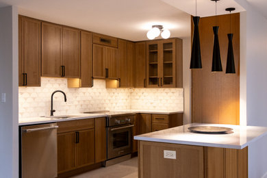 Trendy home design photo in Chicago