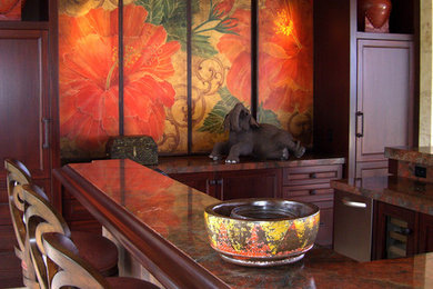 Inspiration for a large asian home design in San Francisco.
