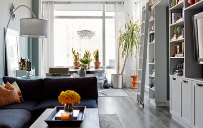 My Houzz: Smart Storage and Bold Colour in a Compact New York Apartment