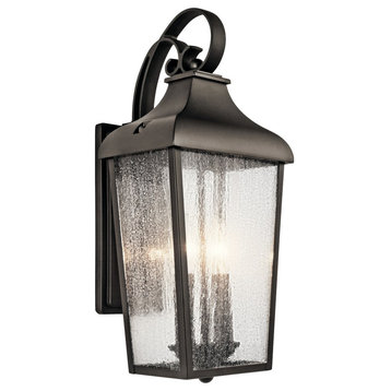 2 light Medium Outdoor Wall Lantern - Traditional inspirations - 18.5 inches