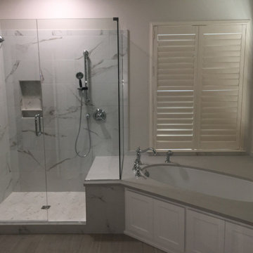 Removed Garden Tub & Old Leaky Shower