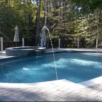 Atlanta Metro Custom Pool Renovations - Moonlight Gray PebbleTec