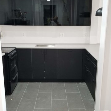 Final touches kitchen area