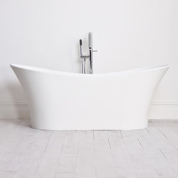 Lusso Stone Amalfi Stone Resin Solid Surface Freestanding Bath 1750 - Baths