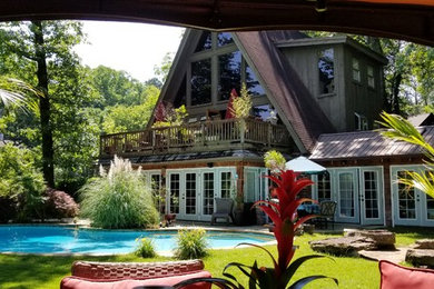 Pool - rustic pool idea in Birmingham