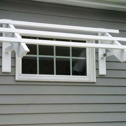 Vinyl Trellis Lathing - Window Treatments
