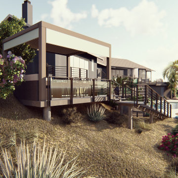 Luxury Monte Sunset Hillside Villa With Multi Levels