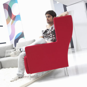 Seven Modern Lounge Accent Chair by Famaliving California
