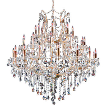 Artistry Lighting Maria Theresa Collection Chandelier, 44"x44", Gold