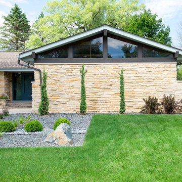 Mid-Century Front Yard - Bayside, WI