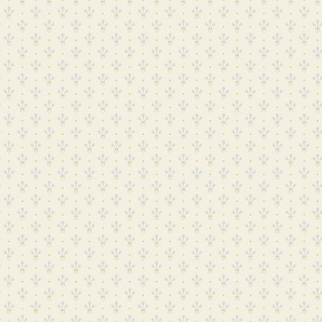Lili White Miniature Floral Wallpaper Bolt