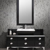 59 in. Moselle Modern Bathroom Vanity w Mirror (Bevera Chrome)