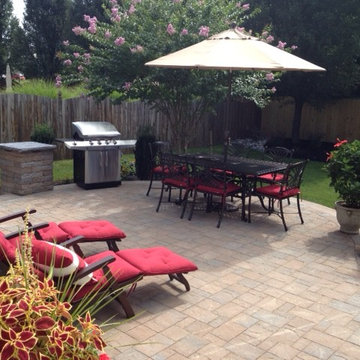 Multi-level Patio with Fire Pit