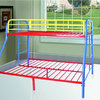 Twin Over Full Metal Bunk Bed, Multi-Color