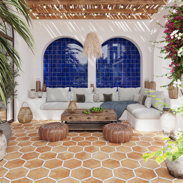Montura Terra Cotta Porcelain Hexagon Tile