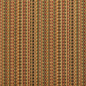 Green, Gold And Burgundy Woven Striped Faux Silk Upholstery Fabric By The Yard