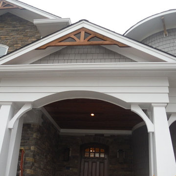 CertainTeed Slate Grey Shake | Hardie Trim in Des Peres, MO. (63131)