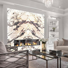 Book matched Stone For Tv Wall