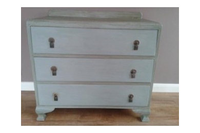 1930'S UPCYCLED CHEST OF DRAWERS (SOLD)