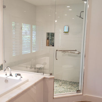 Frameless Wall Hinged Shower Doors