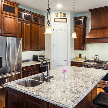 Harford County Kitchen Remodel from Water Damage Restoration to New Family Style