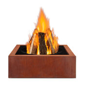 Agave Corten Wood Burning Fire Pit