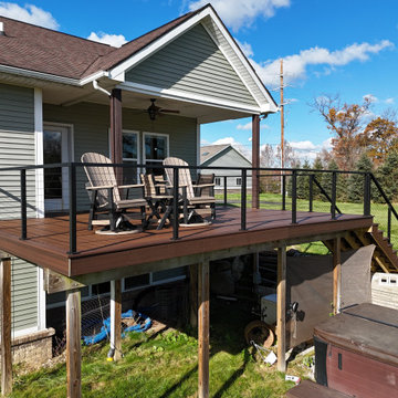 Year-Round Outdoor Comfort with Secure Cable Railing