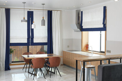 Inspiration for an eclectic home design remodel in Other