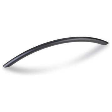 Elements Verona Curved 7-1/2" Arch Pull - Matte Black
