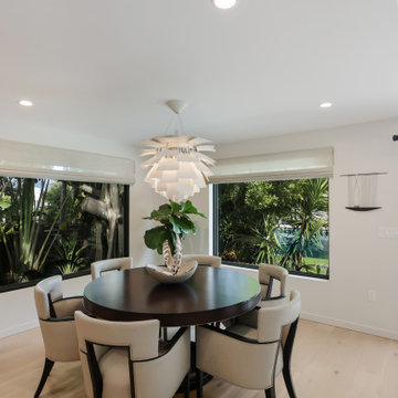 Mid-Century Dining Room With Garden Views — Avondale West of the Trail Sarasota