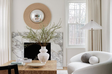 Example of an arts and crafts home office design in Philadelphia