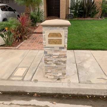 Handcrafted Stone Mailbox – Completed