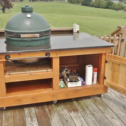 Big Green Egg Table -- The Big Dugan - Outdoor Dining Tables