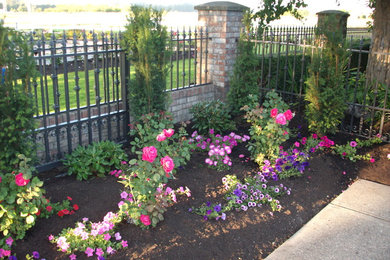 This is an example of a traditional landscaping in Toronto.