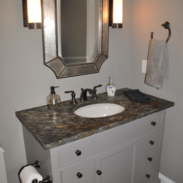 Basement Bar and Bathroom in Harford County, MD