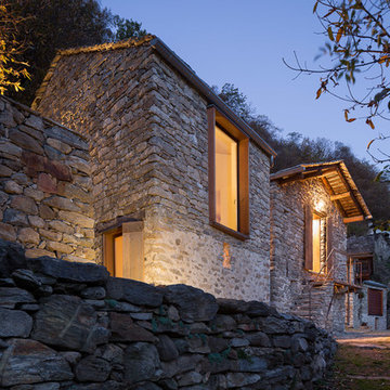 Mountain stone house