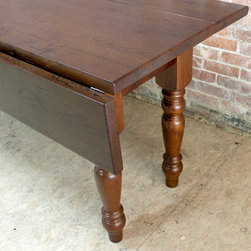 Oak Drop Leaf Farm Table - Table &agrave; manger