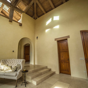 venetian plaster livingroom