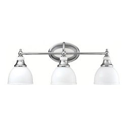 3 Bulb Bathroom Lighting by Kichler Lighting Pocelona with Chrome finish - Lighting