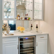 Bar backsplash mirror