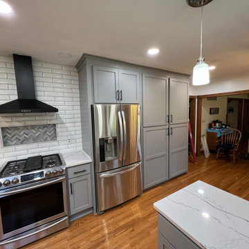Modern Kitchen Remodel Done in a Castle Grey Color