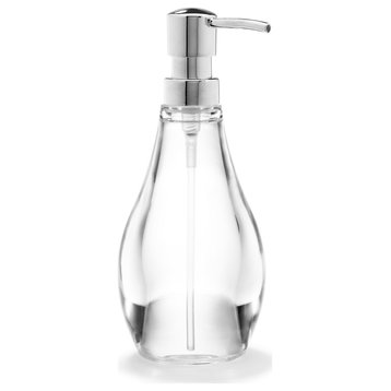 Umbra 020163 Droplet 3 1/4"W Acrylic Soap Dispenser by Michelle - Clear