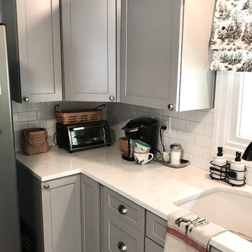 Waypoint Cabinets- Painted Stone and Painted Linen Colors