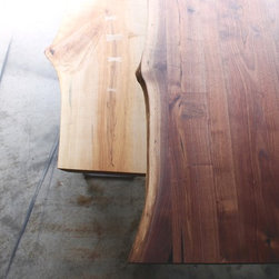Live Edge Dining Table in Walnut - Dining Tables