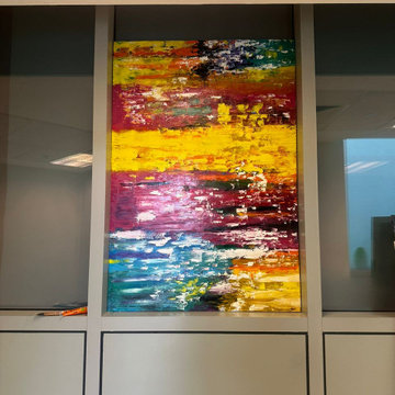 Modern Vibrant Abstract Art - Gleneagles Hospital @ Medini, Johor