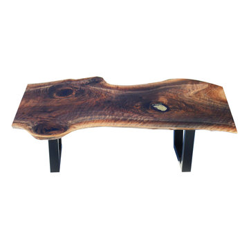 WOODLYNNS EDGE " Live edge slab table and woodwork "
