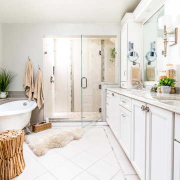 Oversized Shower Spa Bathroom
