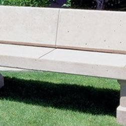 Keystone Bench with Back - Outdoor Benches