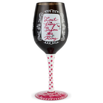 "Bachelorette" Wine Glass by Lolita