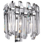 CWI Lighting - CWI Lighting 1065W8-1-601 Henrietta 1 Light Wall Sconce With Chrome Finish - CWI Lighting 1065W8-1-601 Henrietta 1 Light Wall Sconce With Chrome Finish. Collection: Henrietta. Finish: Chrome. Dimension(in): 10(H) x 8(W) x 6(L) x 6(Ext). Bulb: (1)60W E12 Candelabra Base(Not Included). Max Height(in): 10. Crystals: K9 Clear. Hanging Method/Wire Length: Comes With 6" of wire. CRI: 80. Voltage: 120. Certifications: ETL.